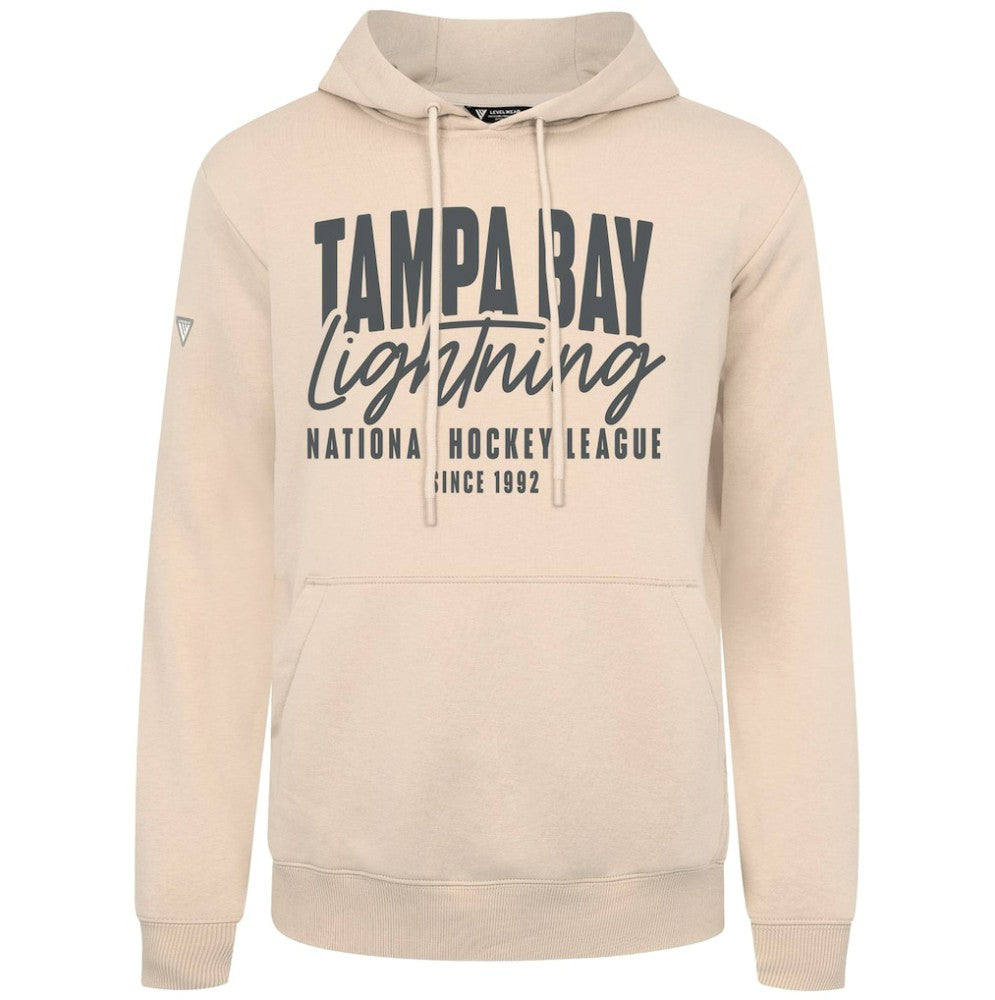Tampa Bay Lightning Levelwear Podium Response Pullover Hoodie - Khaki | NHL near me