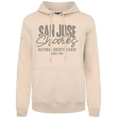 San Jose Sharks Levelwear Podium Response Pullover Hoodie - Khaki | NHL Lifestyle