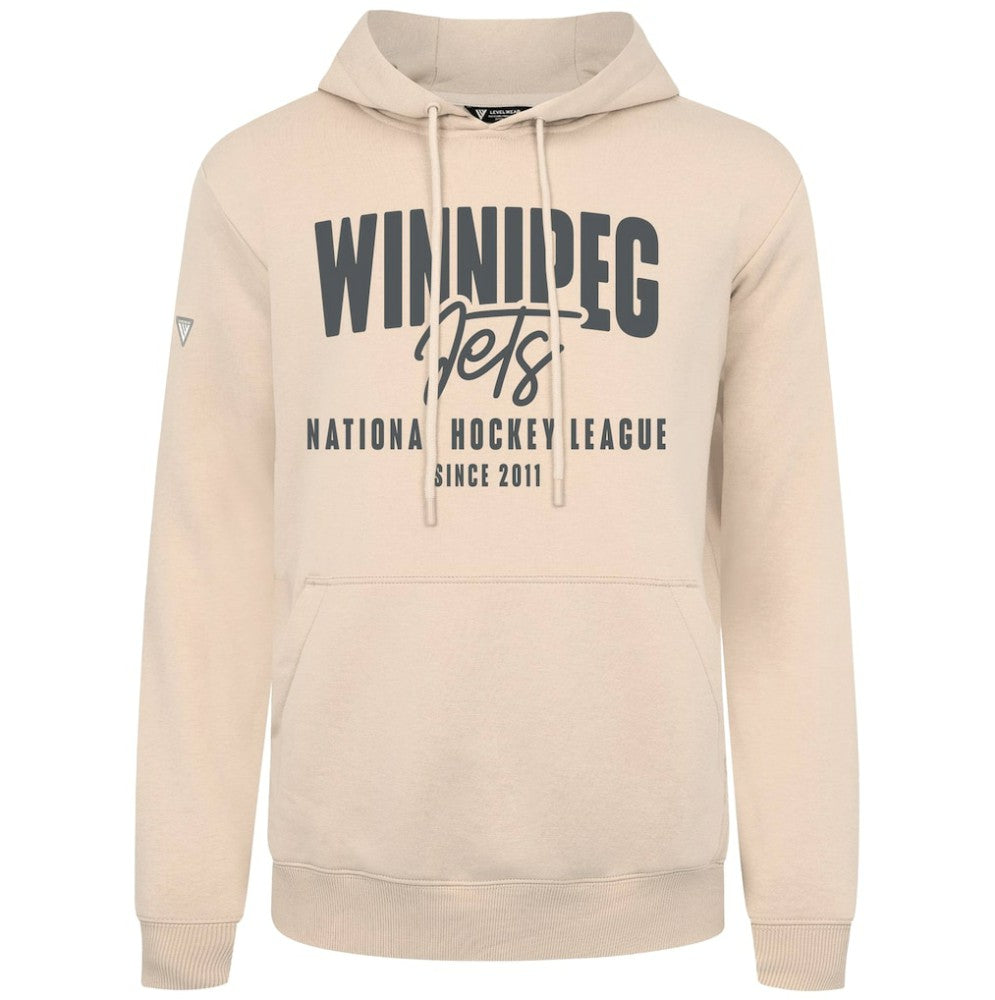 Winnipeg Jets Levelwear Podium Response Pullover Hoodie - Khaki | NHL on sale