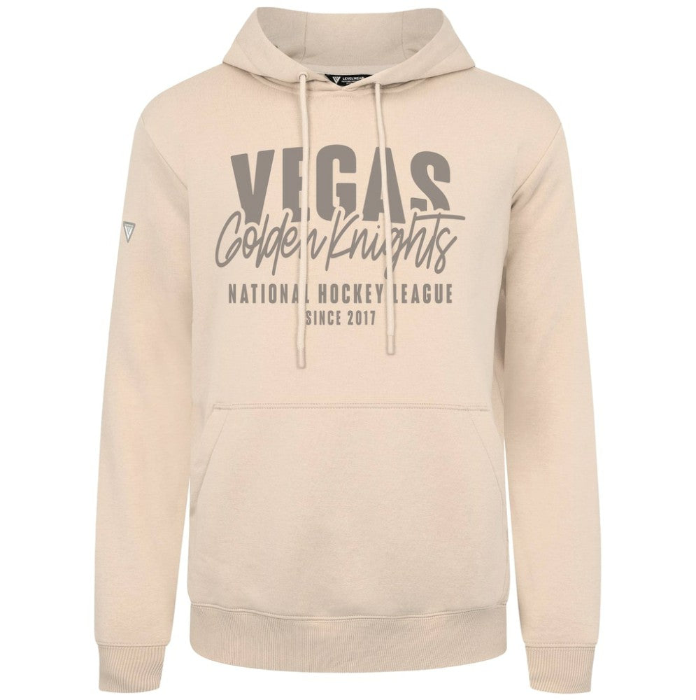 Vegas Golden Knights Levelwear Podium Response Pullover Hoodie - Khaki | NHL Lifestyle