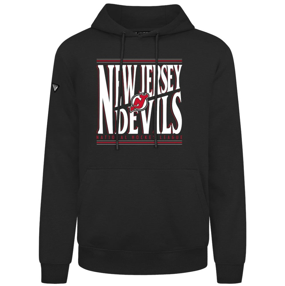 New Jersey Devils Levelwear Podium Powerhouse Pullover Hoodie - Black | NHL online