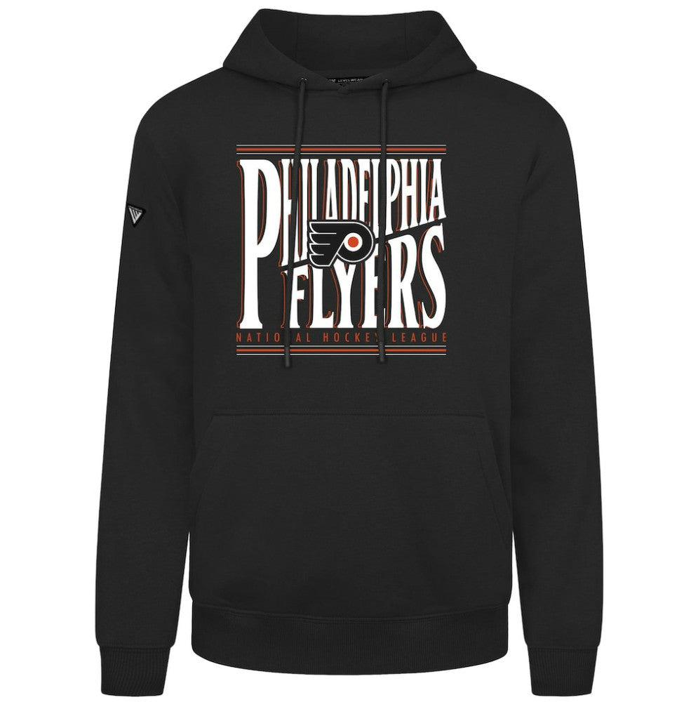 Philadelphia Flyers Levelwear Podium Powerhouse Pullover Hoodie - Black | NHL near me