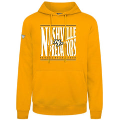 Nashville Predators Levelwear Podium Powerhouse Pullover Hoodie - Gold | NHL near me