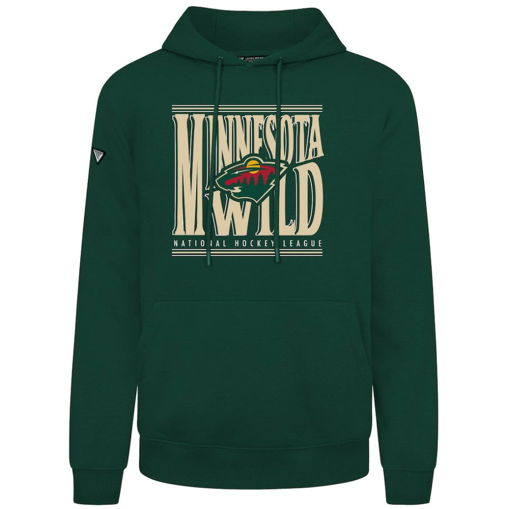 Minnesota Wild Levelwear Podium Powerhouse Pullover Hoodie - Green | NHL near me