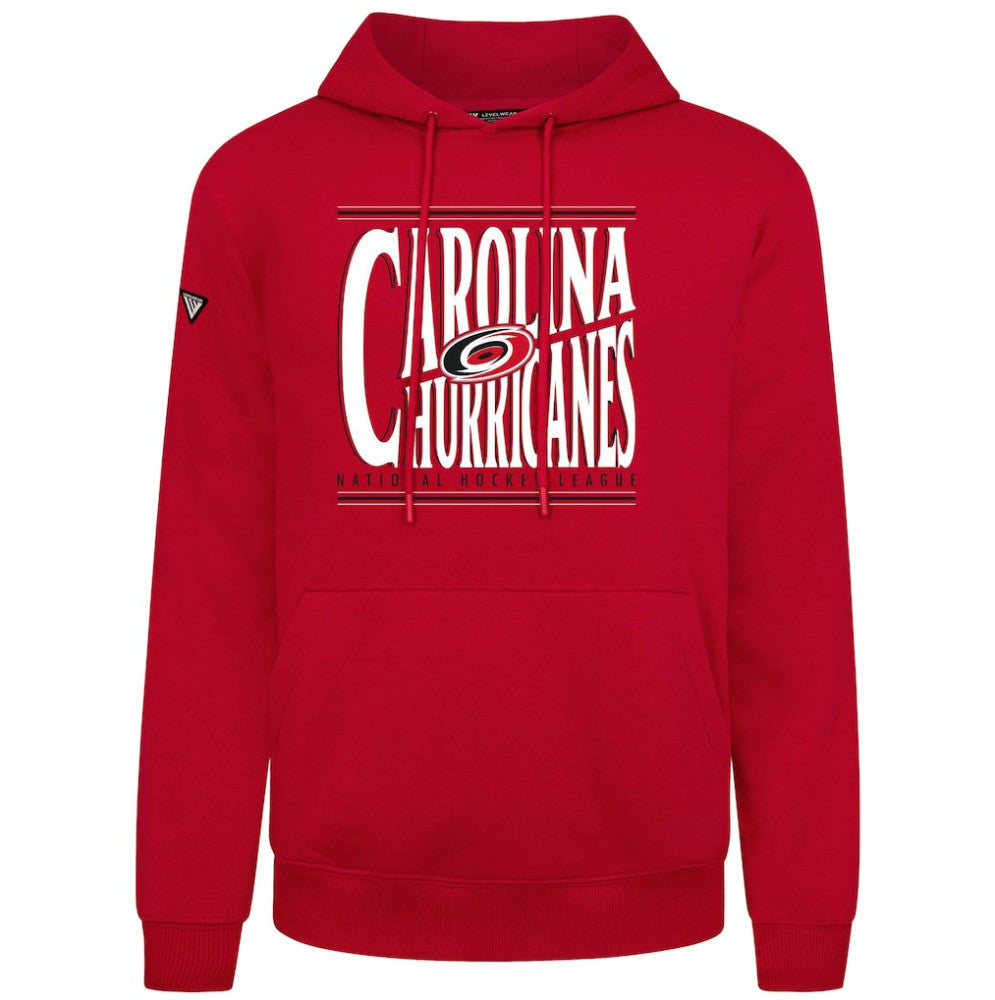 Carolina Hurricanes Levelwear Podium Powerhouse Pullover Hoodie - Red | NHL discount
