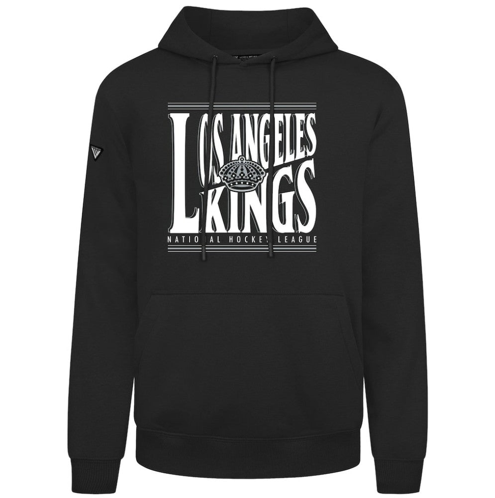 Los Angeles Kings Levelwear Podium Powerhouse Pullover Hoodie - Black | NHL discount
