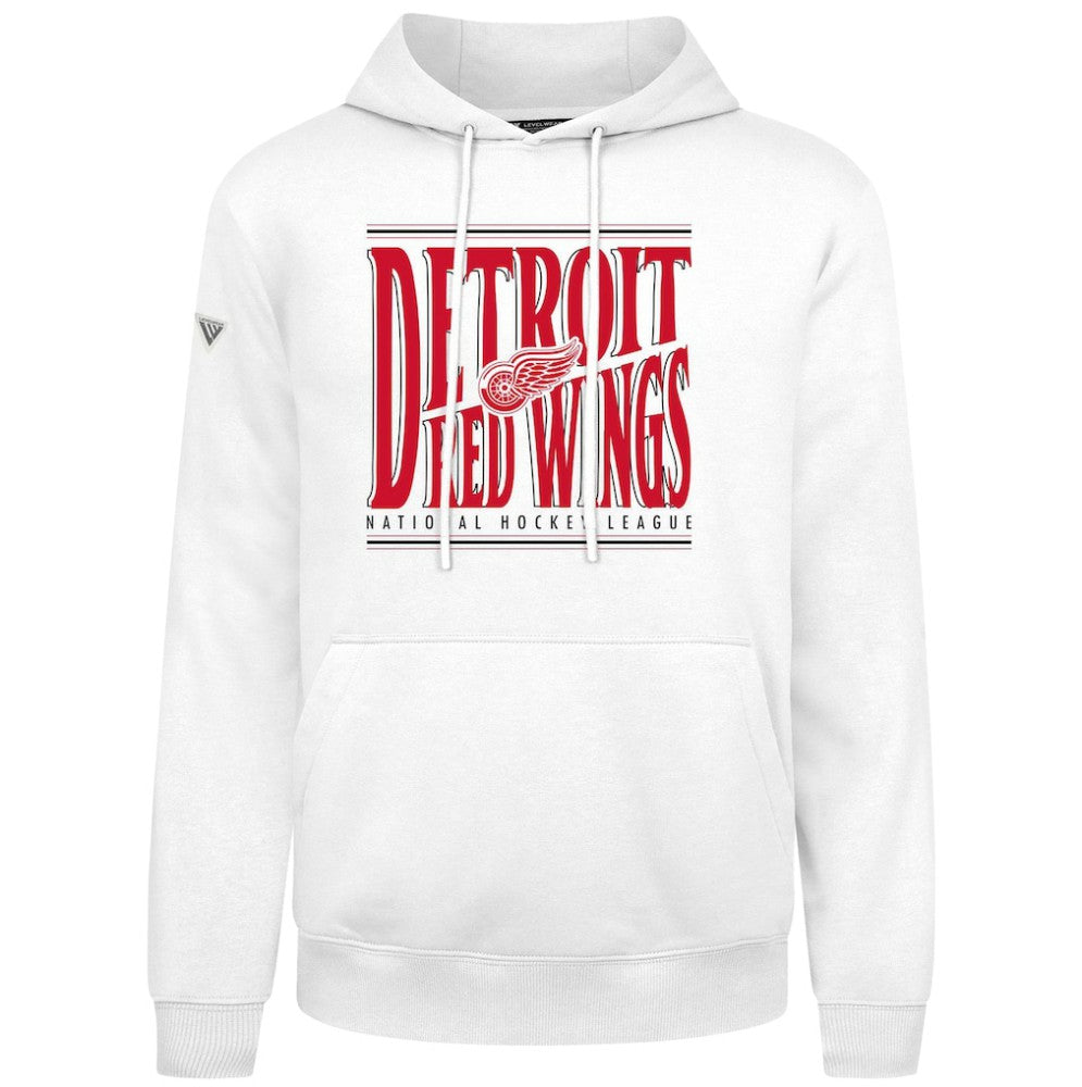 Detroit Red Wings Levelwear Podium Powerhouse Pullover Hoodie - White | NHL sale