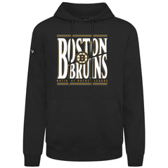 Boston Bruins Levelwear Podium Powerhouse Pullover Hoodie - Black | NHL near me