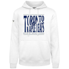 Toronto Maple Leafs Levelwear Podium Powerhouse Pullover Hoodie - White | NHL Lifestyle