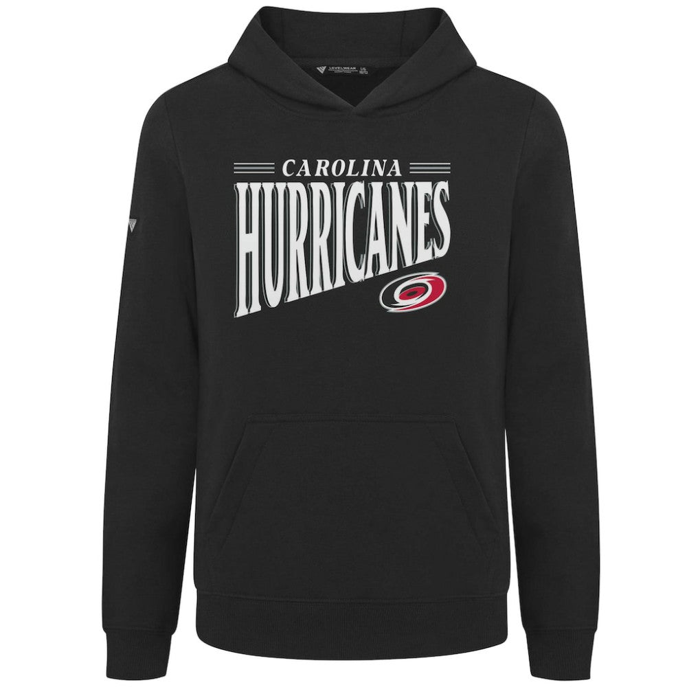 Carolina Hurricanes Levelwear Youth Jr Podium Tally Pullover Hoodie - Black | NHL online