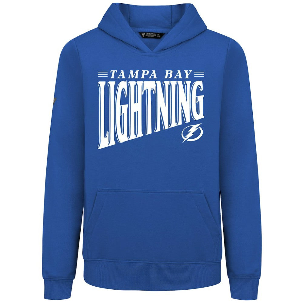 Tampa Bay Lightning Levelwear Youth Jr Podium Tally Pullover Hoodie - Royal | NHL Clearance