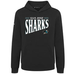 San Jose Sharks Levelwear Youth Jr Podium Tally Pullover Hoodie - Black | NHL on sale