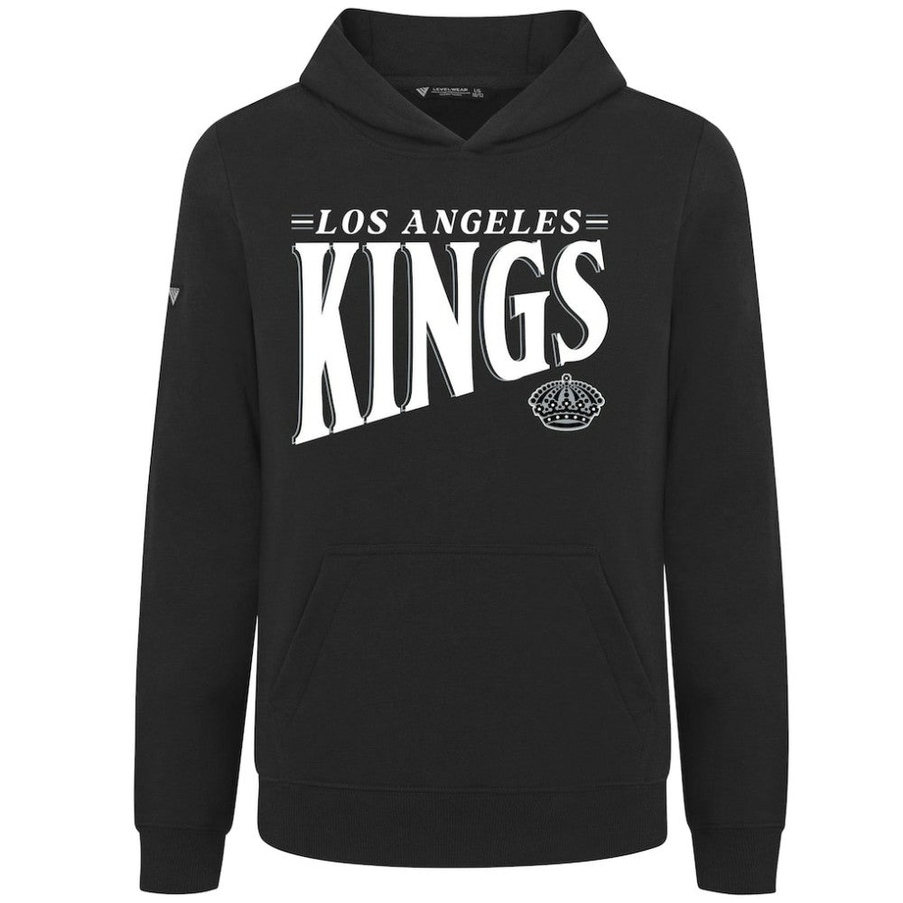 Los Angeles Kings Levelwear Youth Jr Podium Tally Pullover Hoodie - Black | NHL online