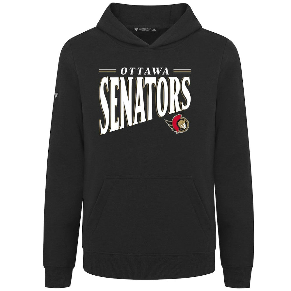 Ottawa Senators Levelwear Youth Jr Podium Tally Pullover Hoodie - Black | NHL discount