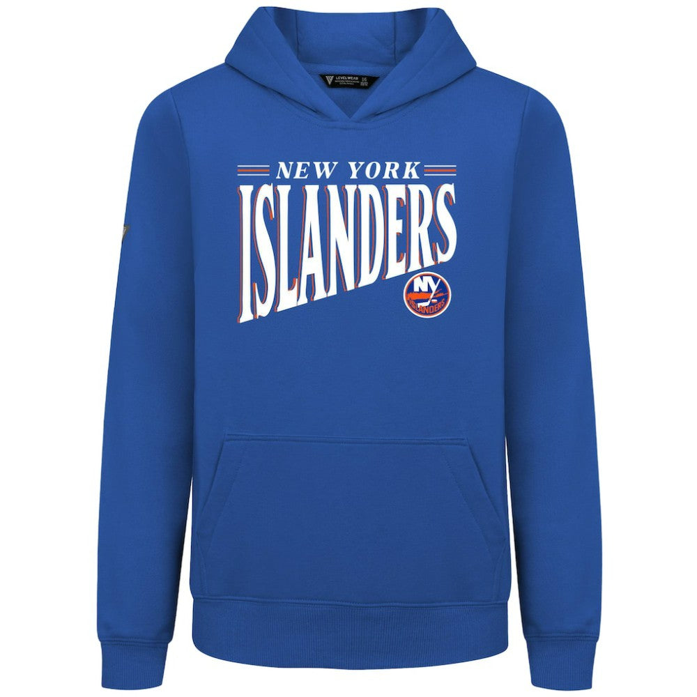 New York Islanders Levelwear Youth Jr Podium Tally Pullover Hoodie - Royal | NHL Lifestyle