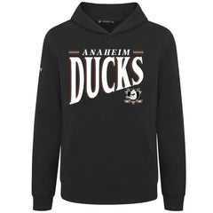 Anaheim Ducks Levelwear Youth Jr Podium Tally Pullover Hoodie - Black | NHL near me