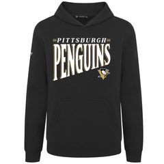 Pittsburgh Penguins Levelwear Youth Jr Podium Tally Pullover Hoodie - Black | NHL discount