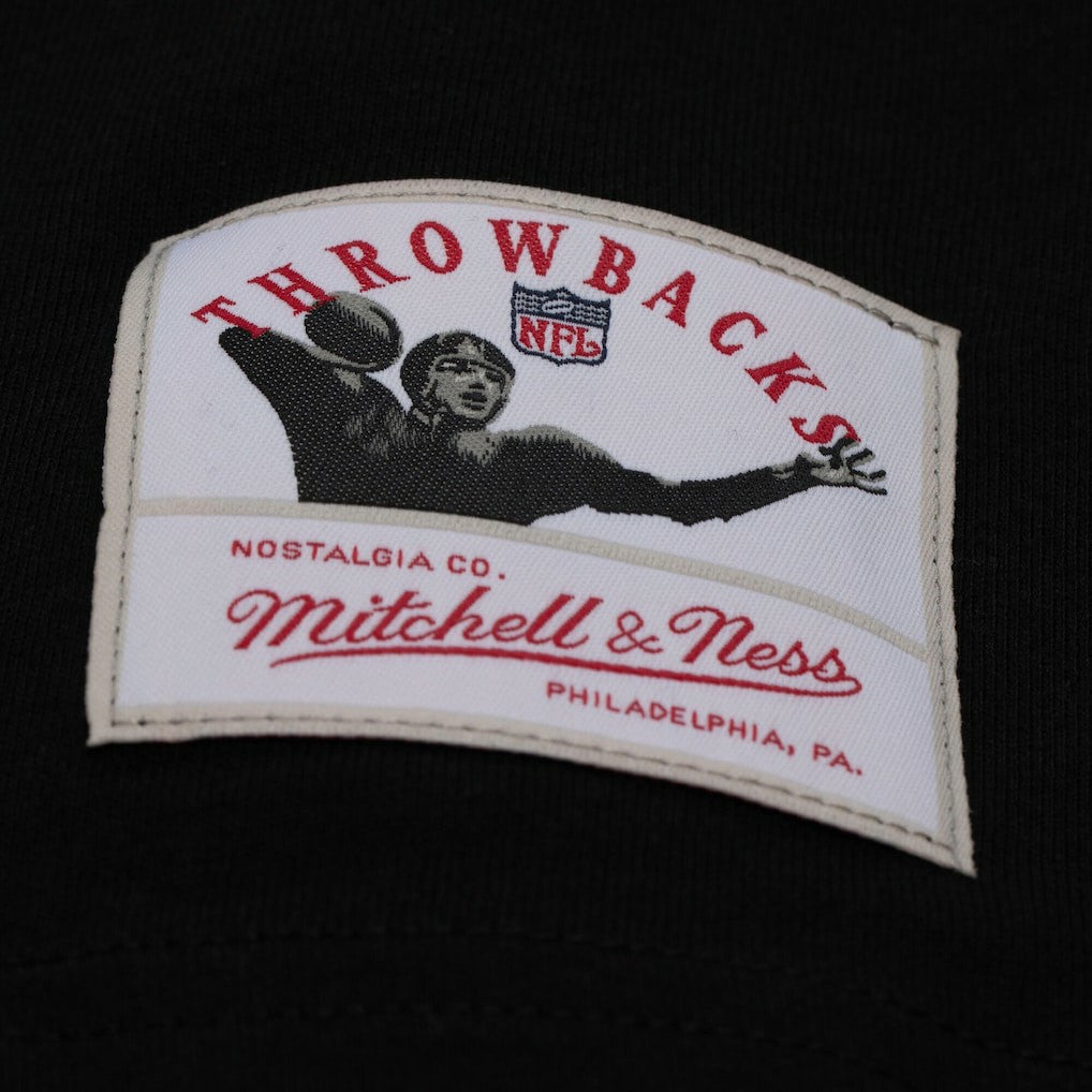 New York Jets Training Camp Vintage Logos Long Sleeve T-Shirt - Black - Mitchell & Ness