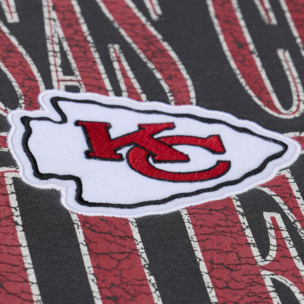 Kansas City Chiefs Downtown Collection Fleece Sweatshirt - Black - Mitchell & Ness
