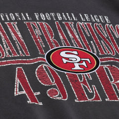 San Francisco 49ers Downtown Collection Fleece Sweatshirt - Black - Mitchell & Ness