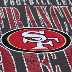 San Francisco 49ers Downtown Collection Fleece Sweatshirt - Black - Mitchell & Ness