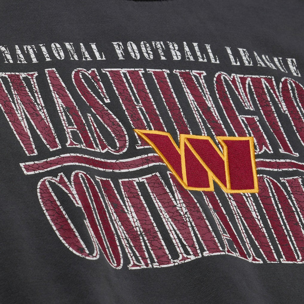 Washington Commanders Downtown Collection Fleece Sweatshirt - Black - Mitchell & Ness