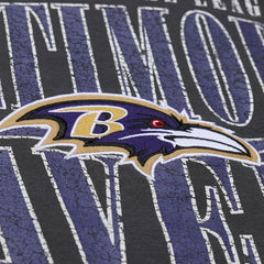 Baltimore Ravens Downtown Collection Fleece Sweatshirt - Black - Mitchell & Ness
