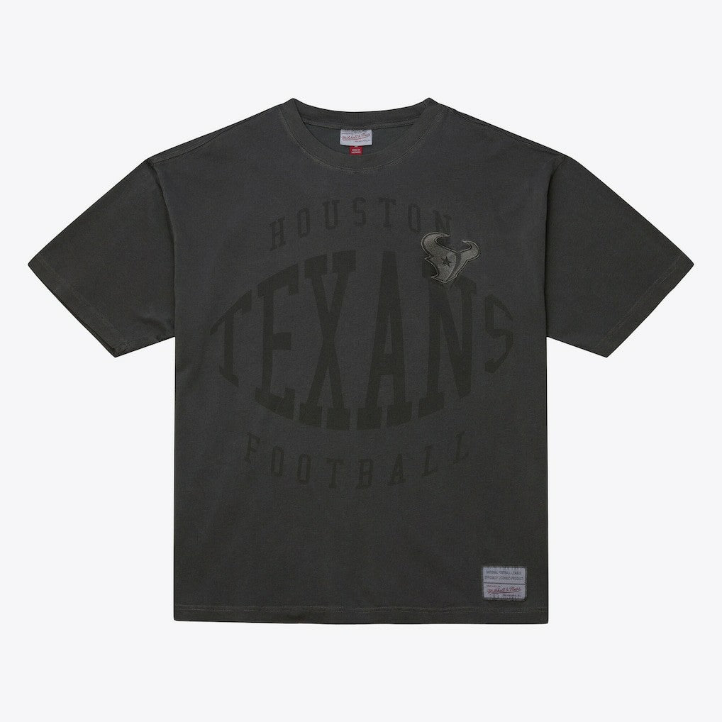 Houston Texans Downtown Collection Premium T-Shirt - Black - Mitchell & Ness