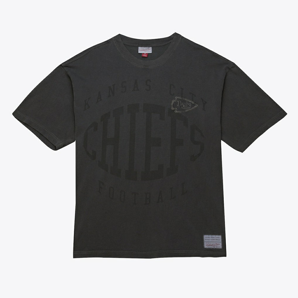 Kansas City Chiefs Downtown Collection Premium T-Shirt - Black - Mitchell & Ness