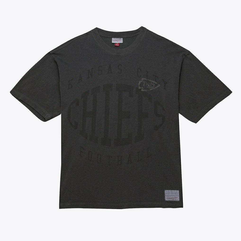 Kansas City Chiefs Downtown Collection Premium T-Shirt - Black - Mitchell & Ness