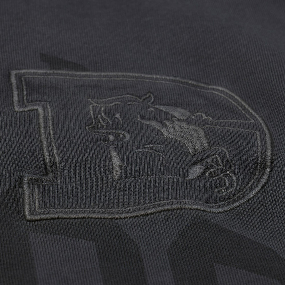Denver Broncos Downtown Collection Premium Vintage Logo T-Shirt - Black - Mitchell & Ness