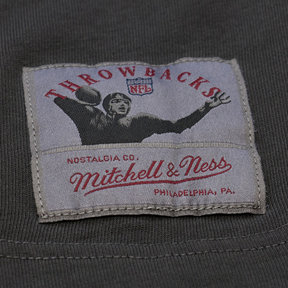 Tampa Bay Buccaneers Downtown Collection Premium Vintage Logo T-Shirt - Black - Mitchell & Ness