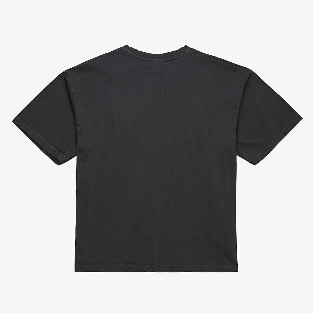 Green Bay Packers Downtown Collection Premium Vintage Logo T-Shirt - Black - Mitchell & Ness
