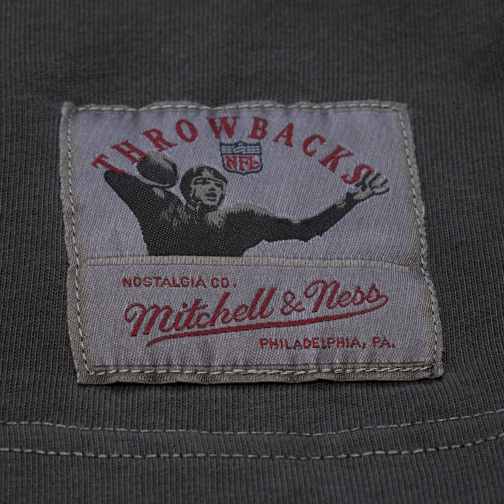 Green Bay Packers Downtown Collection Premium Vintage Logo T-Shirt - Black - Mitchell & Ness