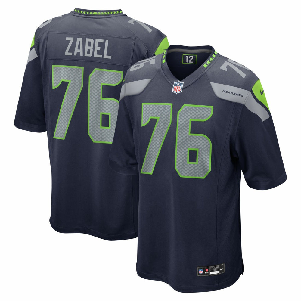 Grey Zabel Seattle Seahawks 2025 NFL Draft First Round Pick Game Jersey - College Navy - Nike