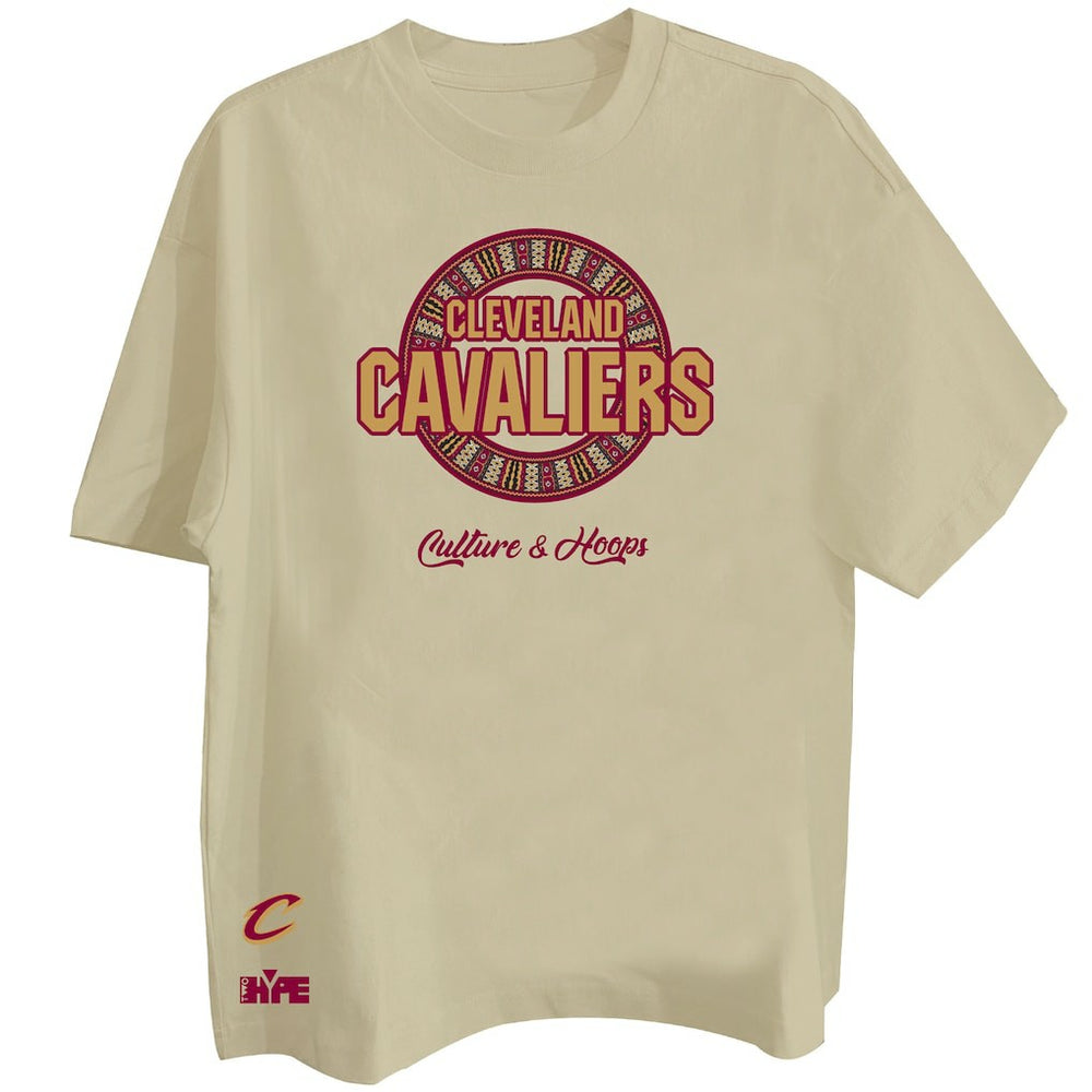 Cleveland Cavaliers Two Hype Worldwide Collection Premium T-Shirt Khaki