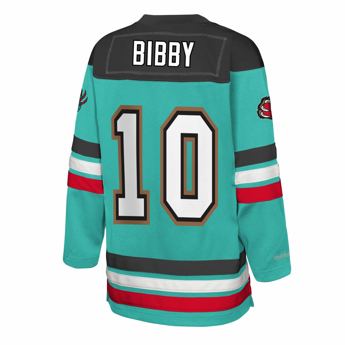 Mitchell & Ness Mike Bibby Memphis Grizzlies Youth Maxxed Out 2.0 Fashion Hockey Jersey Turquoise