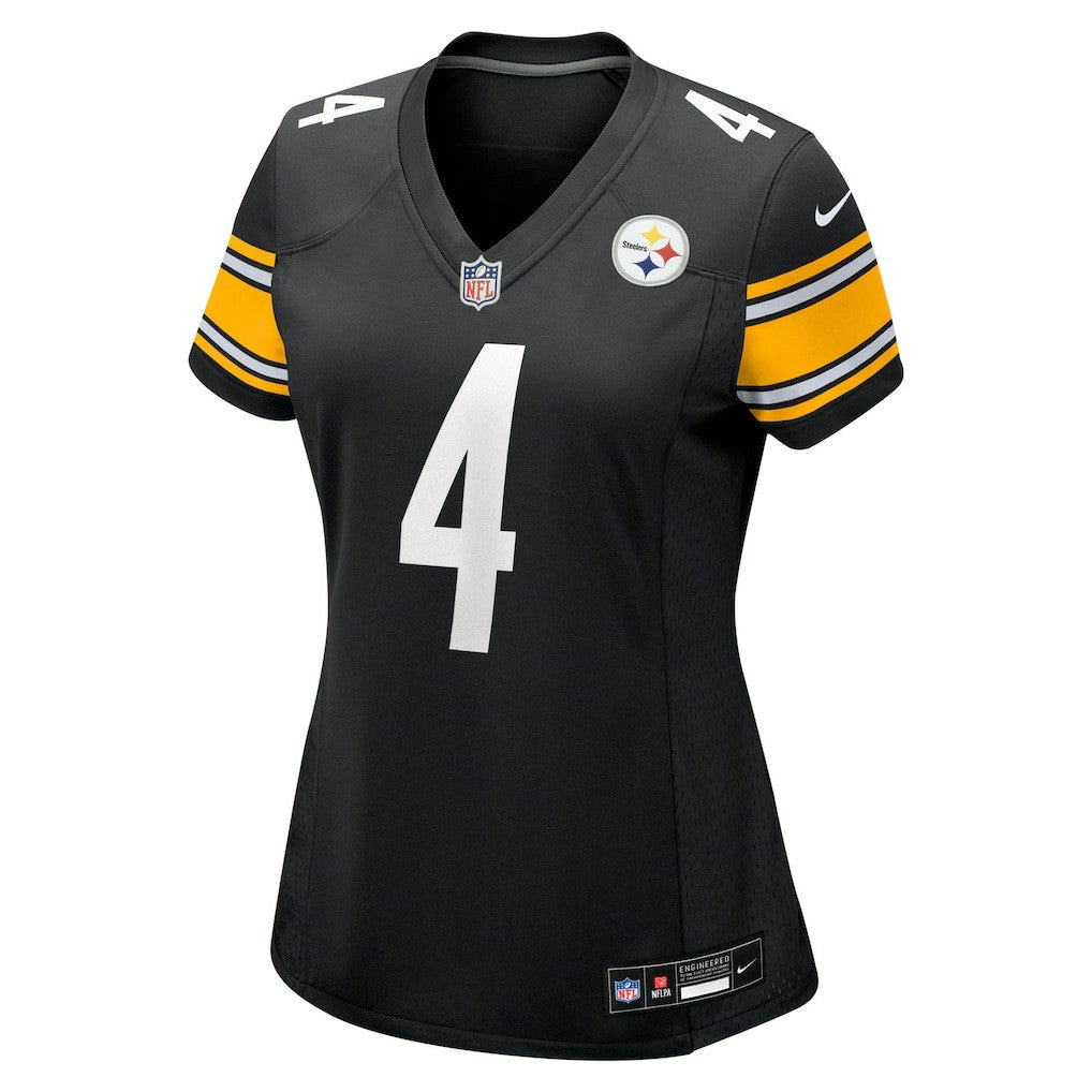 DK Metcalf Pittsburgh Steelers Women's Team Game Jersey - Black - Nike