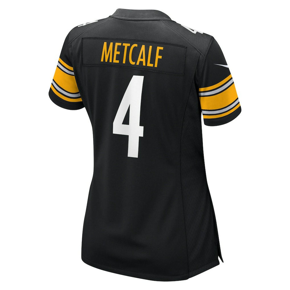 DK Metcalf Pittsburgh Steelers Women's Team Game Jersey - Black - Nike