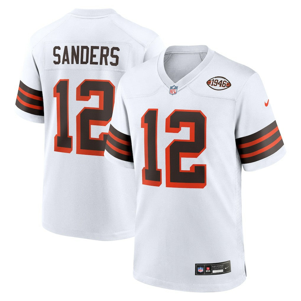 Shedeur Sanders Cleveland Browns 2025 NFL Draft 2nd Alternate Game Jersey - White - Nike