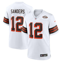 Shedeur Sanders Cleveland Browns 2025 NFL Draft 2nd Alternate Game Jersey - White - Nike
