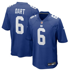 Jaxson Dart New York Giants 2025 NFL Draft First Round Pick Game Jersey - Royal - Nike