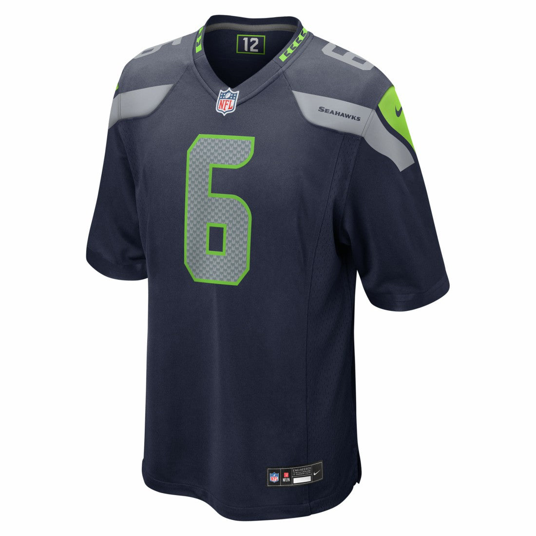Jalen Milroe Seattle Seahawks 2025 NFL Draft Game Jersey - College Navy - Nike