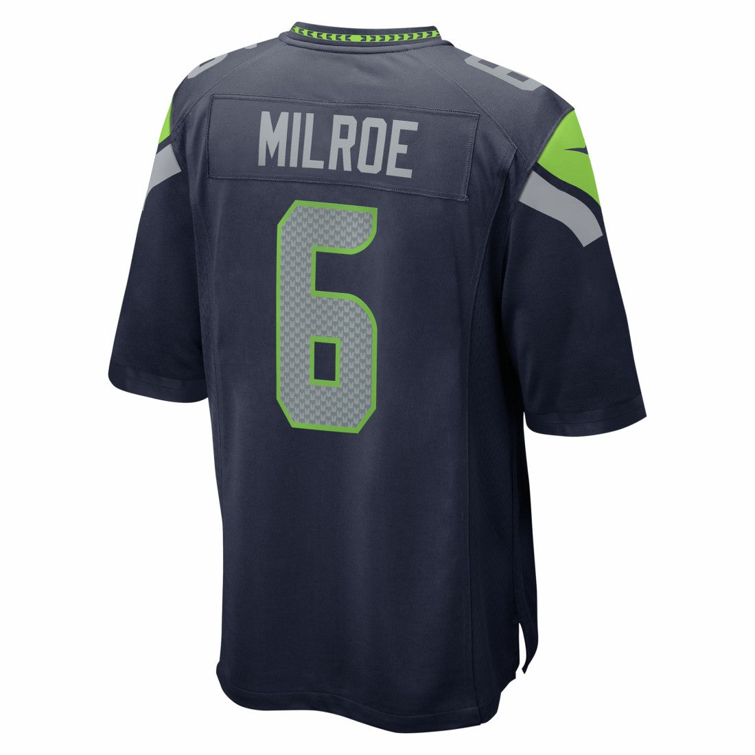 Jalen Milroe Seattle Seahawks 2025 NFL Draft Game Jersey - College Navy - Nike