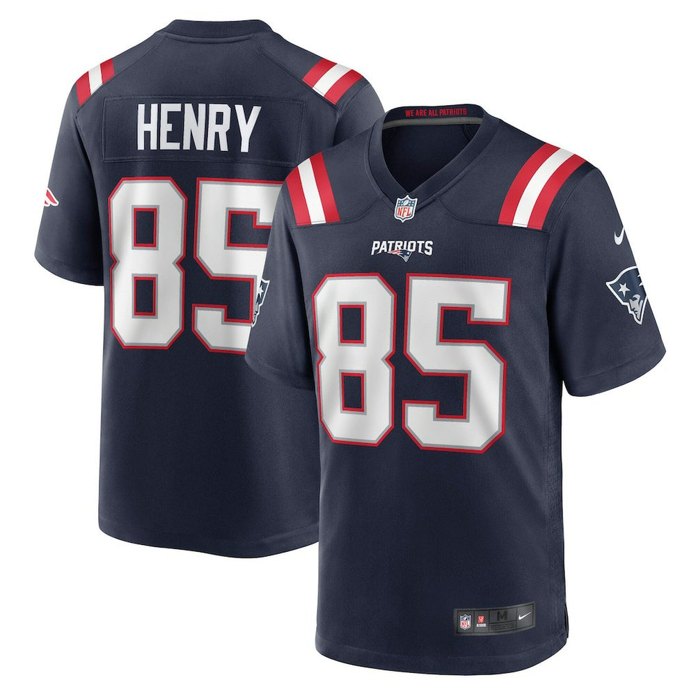 Hunter Henry New England Patriots Team Game Jersey - Navy - Nike