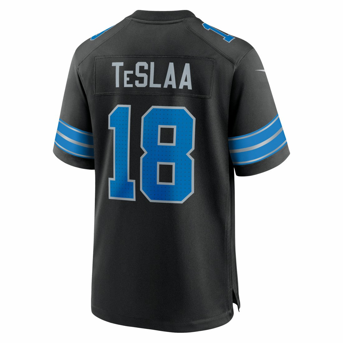 Isaac TeSlaa Detroit Lions Alternate Game Player Jersey - Black - Nike