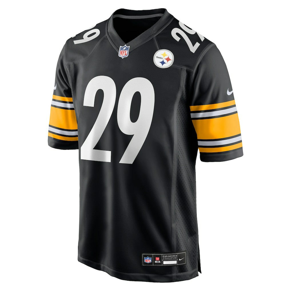 Kyle Dugger Pittsburgh Steelers Team Game Jersey - Black - Nike