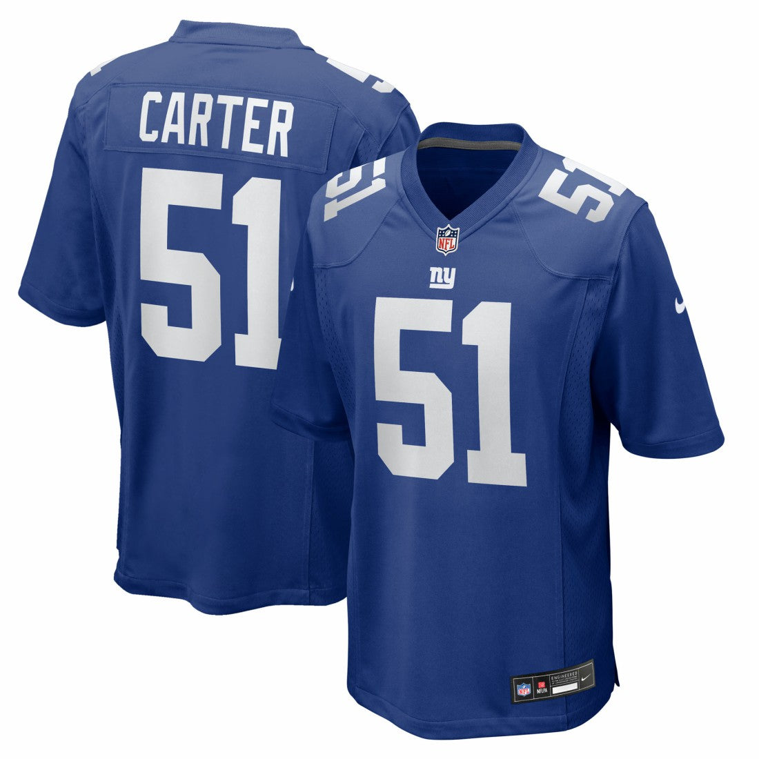 Abdul Carter New York Giants Youth Game Jersey - Royal - Nike