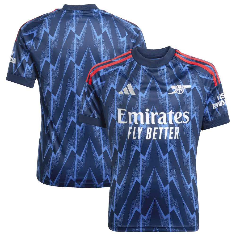 Adidas - Arsenal Youth 2025/26 Away Replica Jersey - Blue