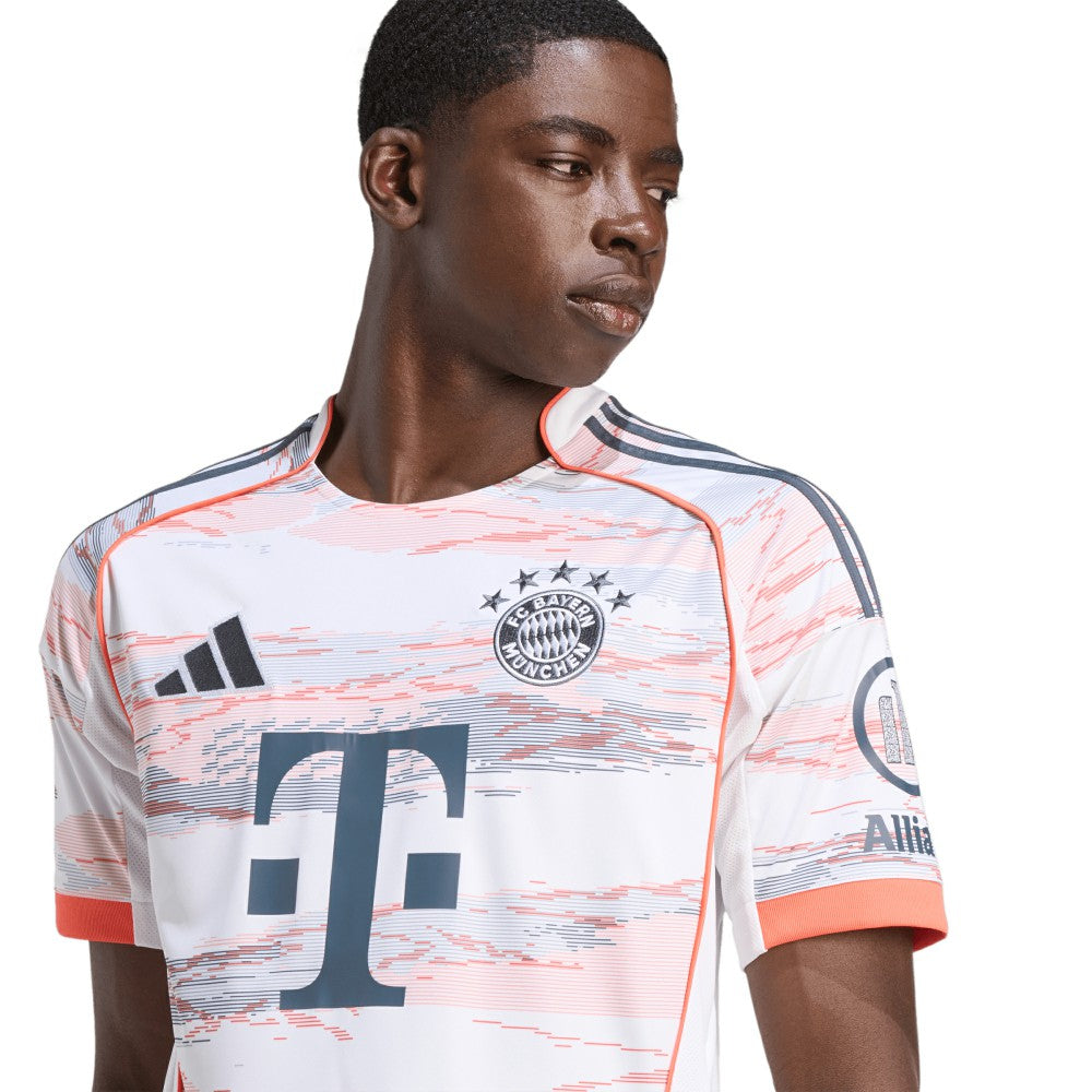Adidas - Bayern Munich 2025/26 Away Replica Jersey - White